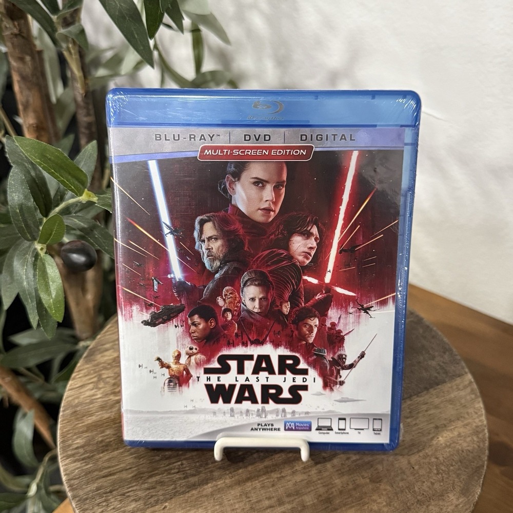 NEW Star Wars The Last Jedi Blu Ray DVD Digital Multi Screen Edition 2018 SEALED